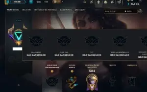 Unranked com TODOS os Champs e 305 Skins ( ADC / JG )