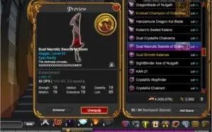 Conta Adventure quest worlds lvl 95 Chrono corruptor, vot