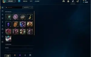 CONTA LOL OURO 2, LVL 59, 63 CHAMPIONS, 14 SKINS, 26 BAUS