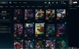 conta de league of legends