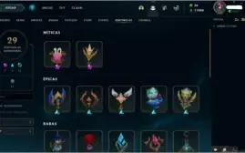 conta de league of legends