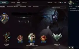 Conta de lol Prata IV