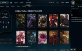 Conta League of Legends 137 skins