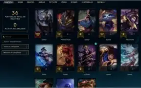 Conta básica - lvl: 21 - 10 skins