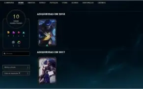 Conta básica - lvl: 21 - 10 skins