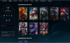 Conta básica - lvl: 21 - 10 skins
