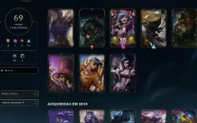 Conta Diamante 3 Full Acesso 96 Campeões 69 Skins