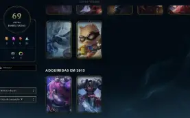 Conta Diamante 3 Full Acesso 96 Campeões 69 Skins
