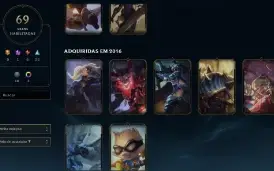 Conta Diamante 3 Full Acesso 96 Campeões 69 Skins