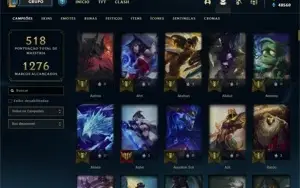 CONTA LOL D2 150 SKIN,VARIOS CROMAS, ETC....