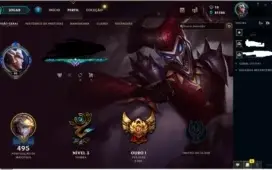 Conta LoL Ouro