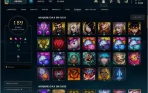 Conta platina 4 125 skins 133 champs