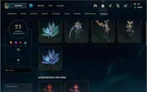Conta platina 4 125 skins 133 champs