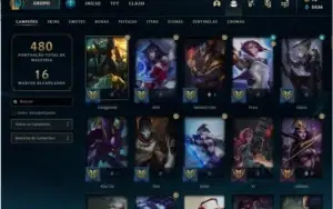 Conta platina 4 125 skins 133 champs