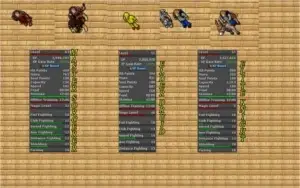 Tibia conta - EK level 147 - skill 98/95 -Garnera (open pvp)