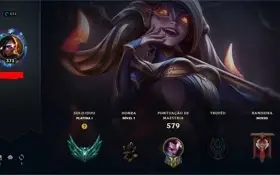 CONTA DE LOL PLATINA 1 COM 1229 SKINS E SKINS NO VALORANT