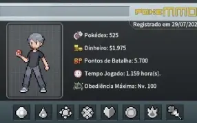 Conta Pokemmo Completa