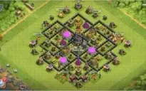 Conta Clash of clans Cv9 com 5 construtor e 1670 Gemas
