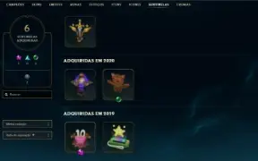Conta LOL Nvl 61, 21 skins. Último elo: Bronze I em 2023.