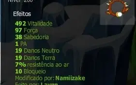 Conjunto de Str(Força) Dofus Crocabulia Nv. 200
