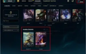 CONTA UNRANKED | NV30 | 2 CAMPEÕES | 45030 ESSÊNCIAS