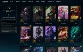 Conta League of Legends e Valorant