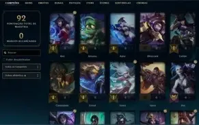 Conta League of Legends e Valorant