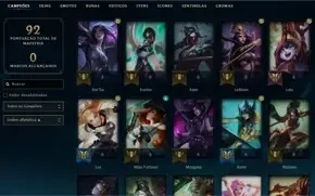 Conta League of Legends e Valorant