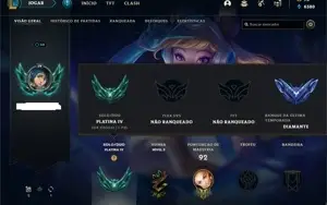 Conta League of Legends e Valorant