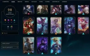 Conta League of Legends e Valorant