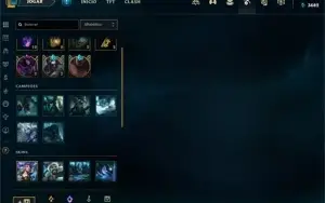 Conta LOL (season 2) com skins/vitoriosas e ícones raros