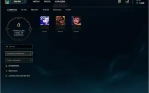 Contas Unranked LVL 30