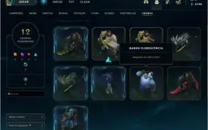 Conta LOL ouro 4 100+skins