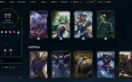 Conta League of Legends Full Acesso - 45 Champs e 22 Skins