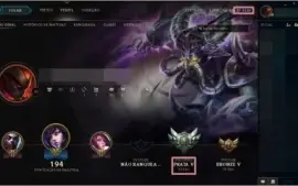 Conta League Of Legends Prata 5