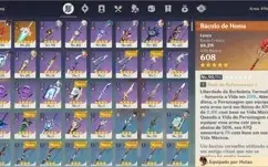 Conta Hutao  Ar50 Mais Staff Homa   5 T5 e 2 Arma t5