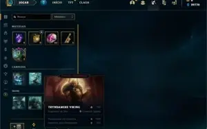 Conta Ouro 4 com 25 Champs e 10 Skins + 2 Fragmentos