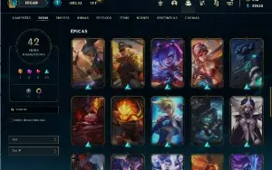 Conta Full Acesso **Lux Elementarista + 2 Miticos Raros **