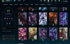 Conta Full Acesso **Lux Elementarista + 2 Miticos Raros **