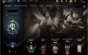 Conta de lol Platina 1 com 167 skins