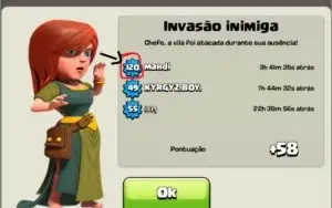 clash of clans cv7 semi full 5 construtor