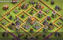 clash of clans cv7 semi full 5 construtor