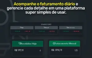 Sistema completo de cobrança automática IPTV