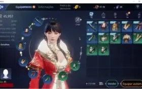CONTA MIR4 45K DE PODER LVL 45 2 ESPÍRITOS ÉPICOS