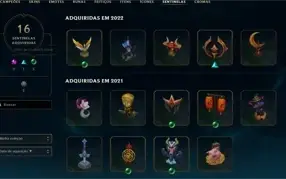 vendo conta platina 4 win rate 60% lvl200+ 157 skins