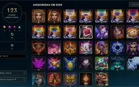 vendo conta platina 4 win rate 60% lvl200+ 157 skins