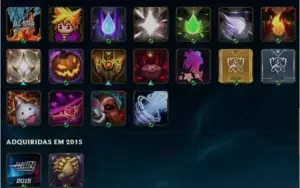 conta league of legends, diamante 2, 194 skin barato