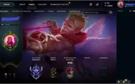 conta league of legends, diamante 2, 194 skin barato