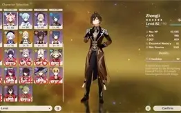 Genshin Impact AR60 Yae Miko Itto C1 Zhongli e outros 5*