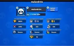 conta brawl stars 20k, mudar nome grátis, 46/50